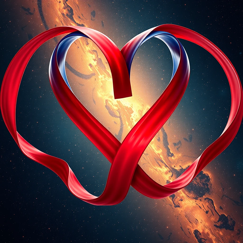 Abstract representation of love and attraction intertwining, symbolizing emotional and physical connections