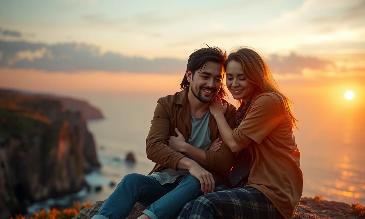 Couple sharing an intimate moment symbolizing deep emotional connection and trust in relationships