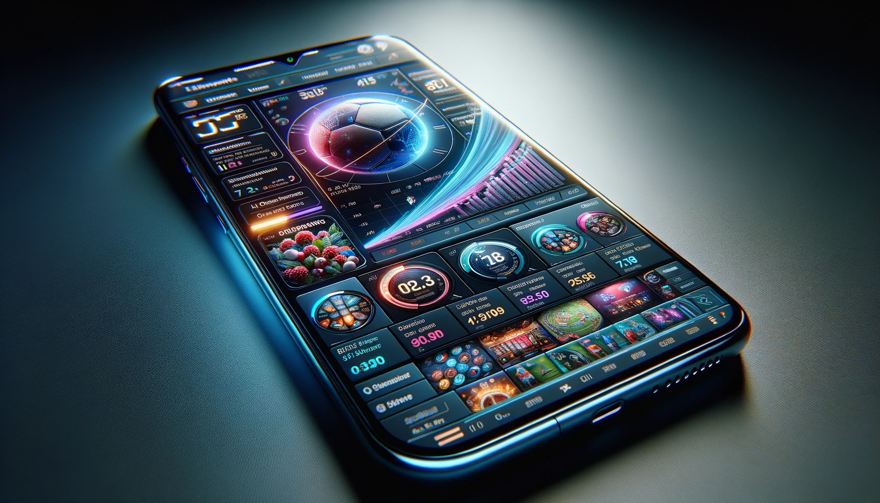 Baji999's user-friendly mobile interface showcasing live updates and personalized features