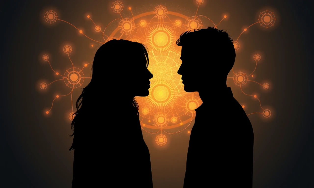 Two people in profound conversation, symbolizing deep connection