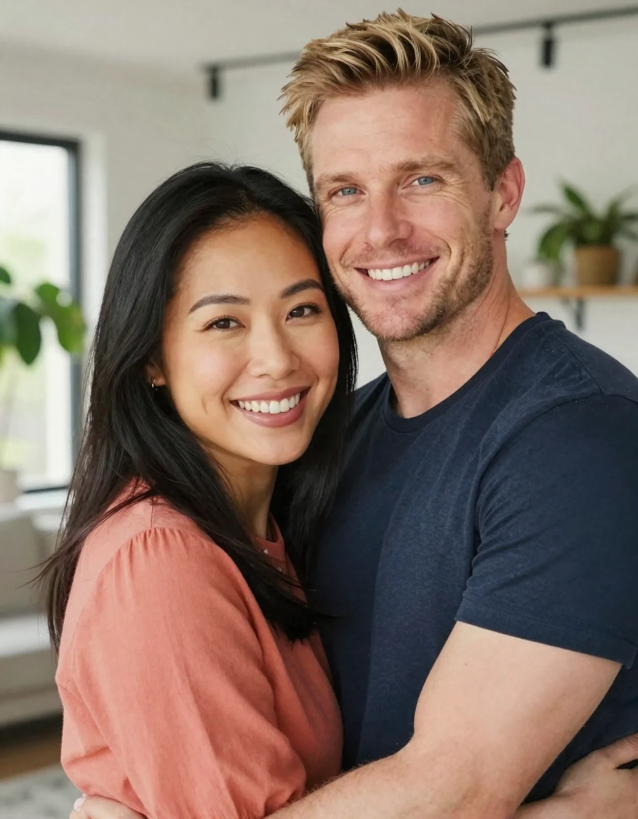 Sarah and James interracial couple