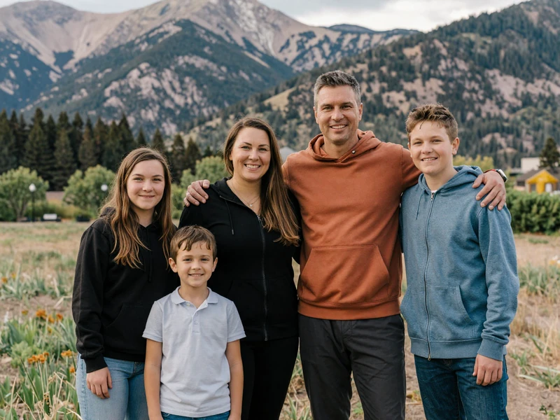 Robert from Denver and Olga from St. Petersburg - married couple with blended family