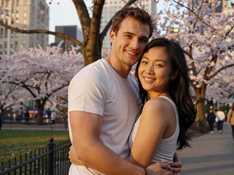 Andrew and Sara, successful couple who met on Asian Dating