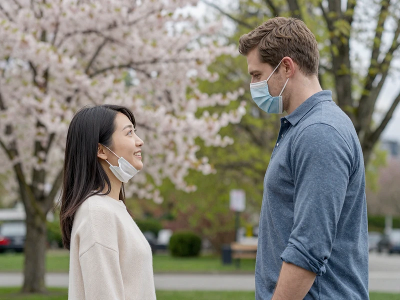 Yuki and Michael, pandemic love story