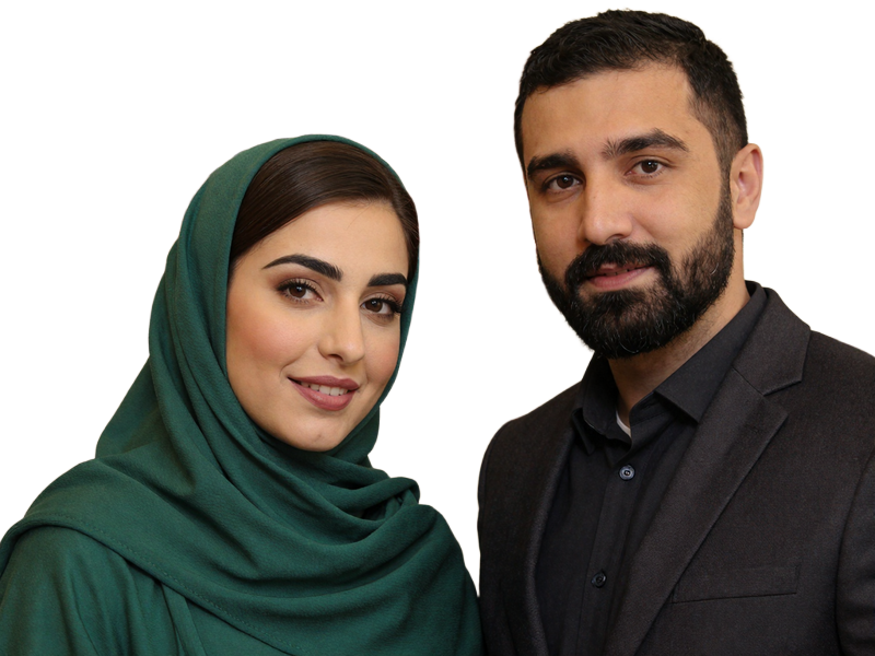 Amina and Adnan, Bosnian-American couple with shared Muslim faith and cultural values
