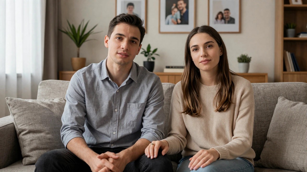 Couple discussing how they met at platform-organized community event