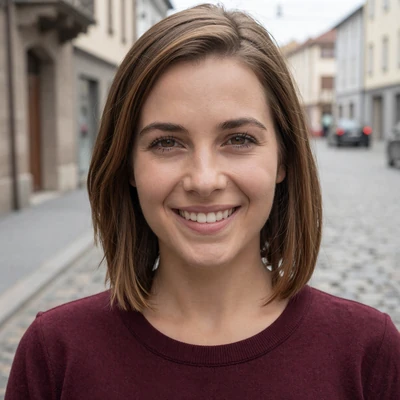 Example of authentic European dating profile photo